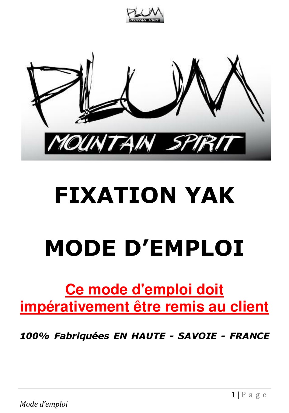 Plum mountain spirit yak user manual pdf download manualslib