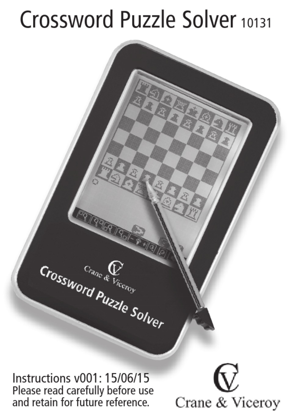 CRANE VICEROY CROSSWORD PUZZLE SOLVER 10131 MANUAL Pdf Download 