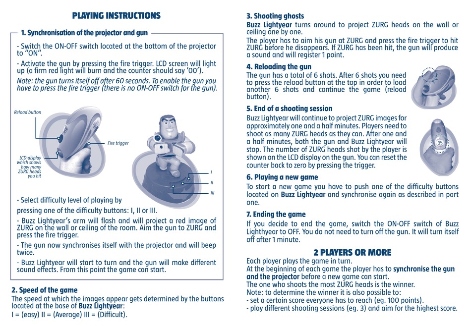 MEGABLEU CHASE ZURG PLAYING INSTRUCTIONS Pdf Download ManualsLib