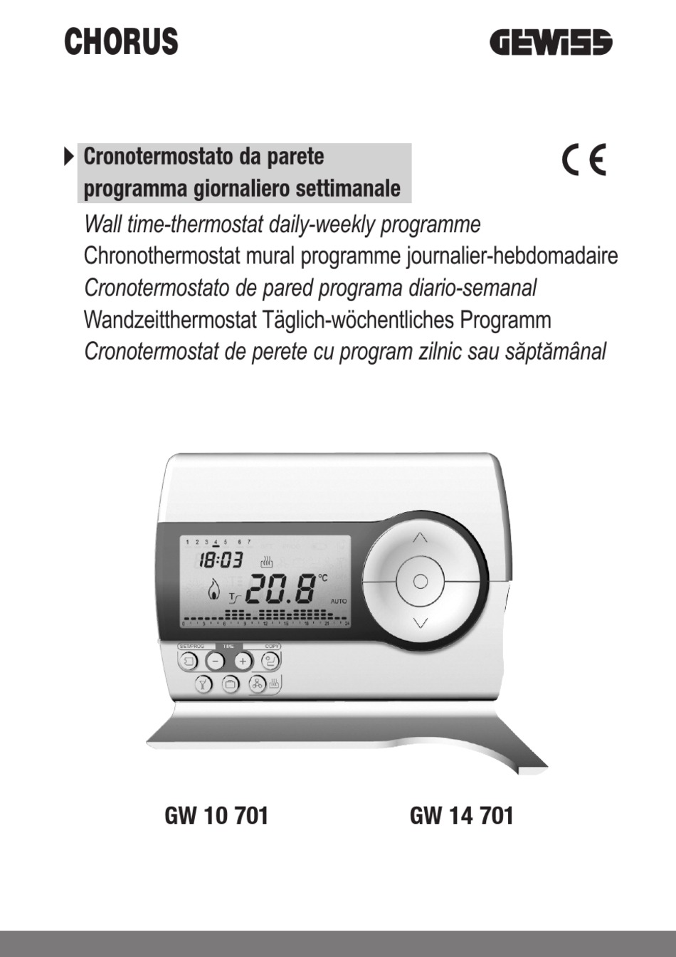 GEWISS CHORUS MANUAL Pdf Download ManualsLib