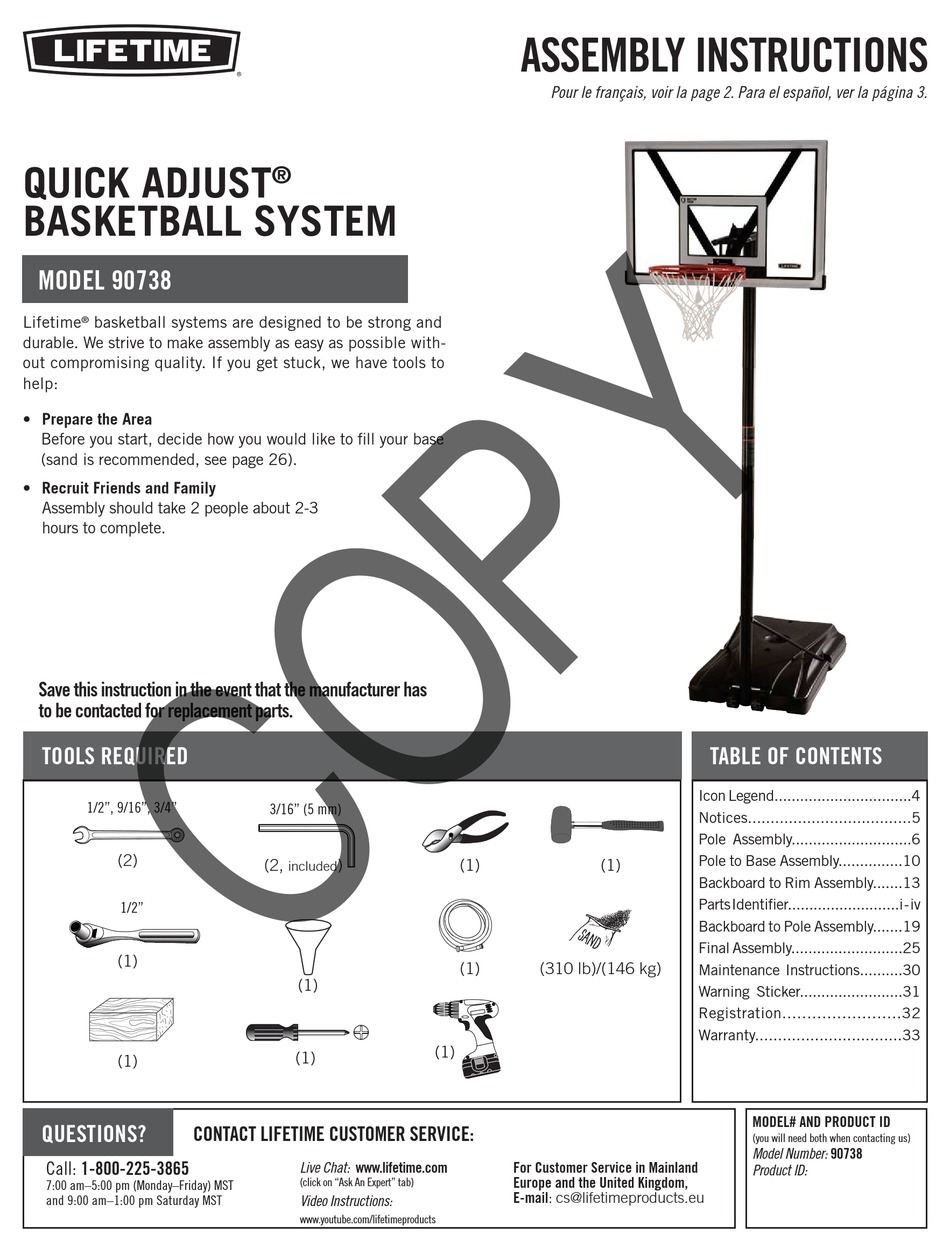 lifetime-quick-adjust-90738-assembly-instructions-manual-pdf-download