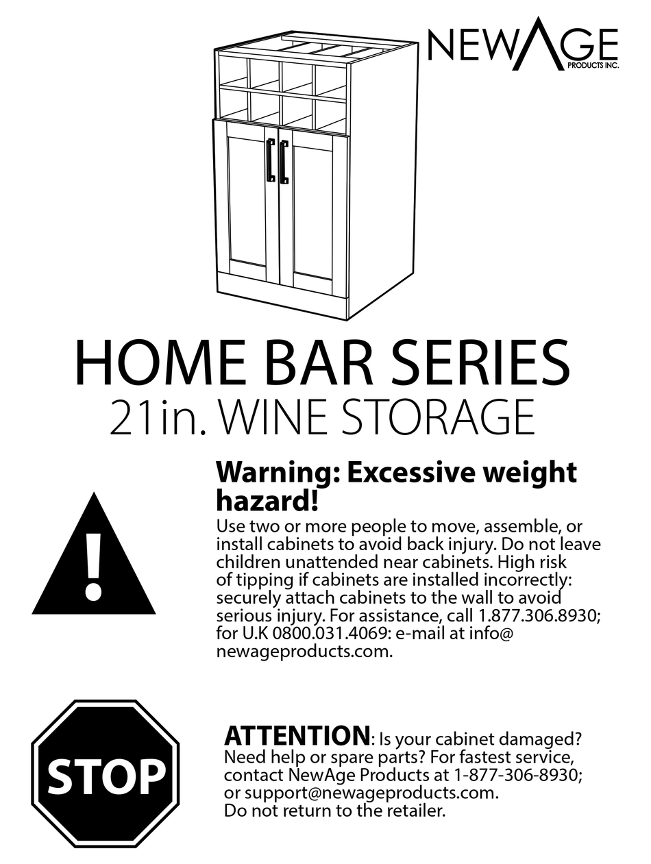 NEWAGE HOME BAR SERIES MANUAL Pdf Download ManualsLib