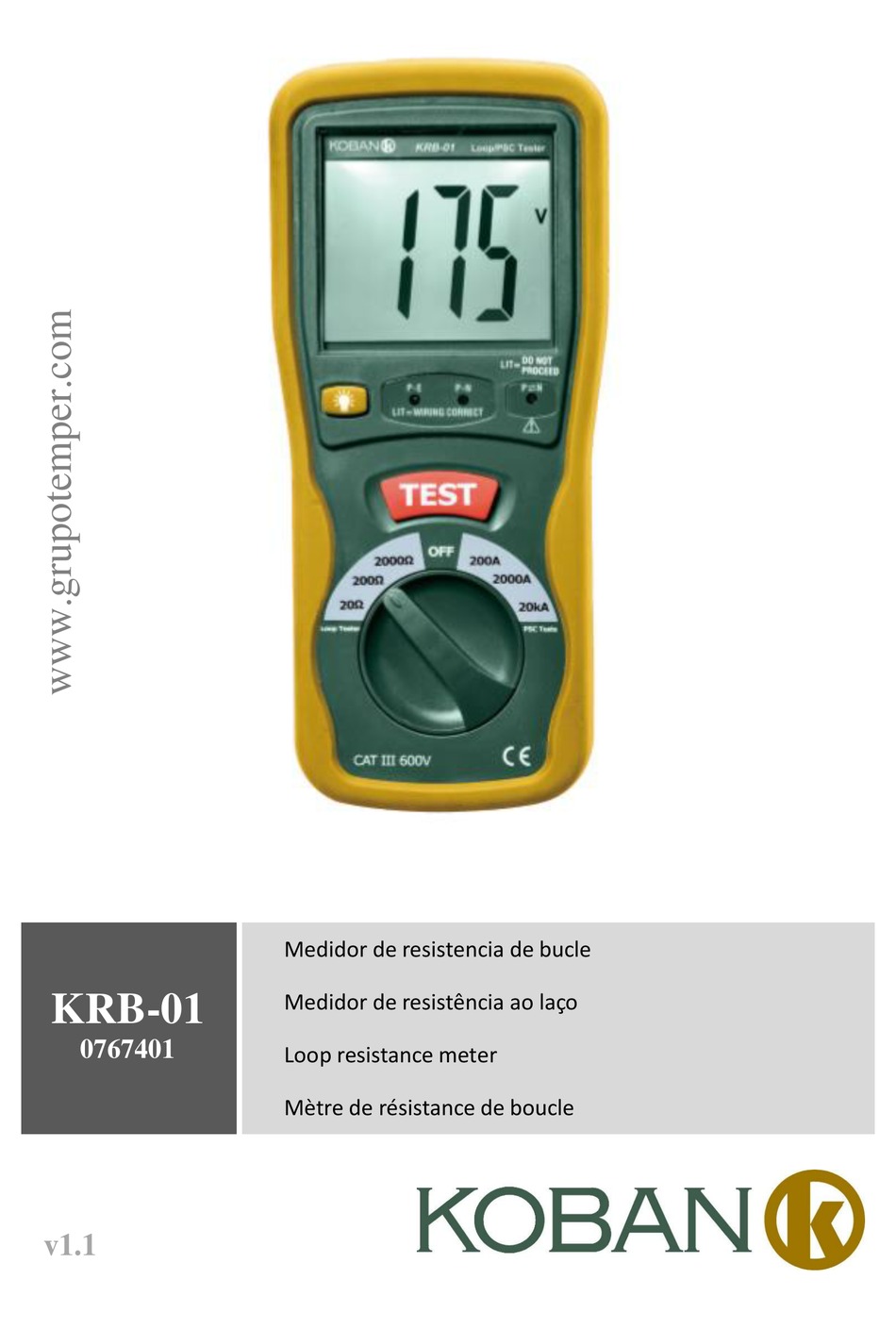 KOBAN KRB-01 MANUAL Pdf Download | ManualsLib