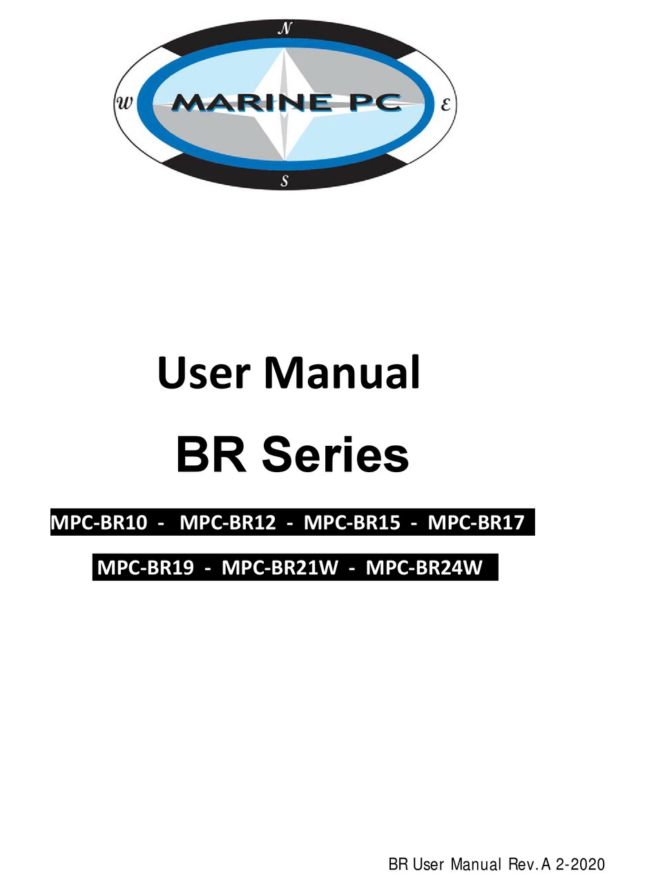 MARINE PC BR SERIES USER MANUAL Pdf Download | ManualsLib