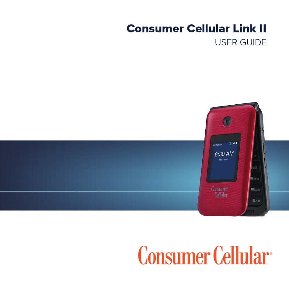 CONSUMER CELLULAR LINK II USER MANUAL Pdf Download | ManualsLib