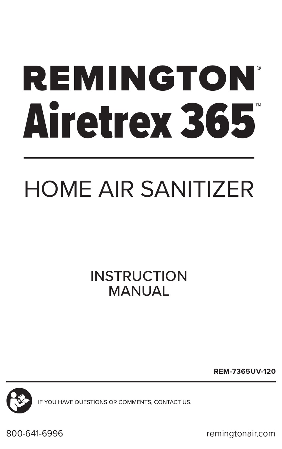 Remington airetrex deals 365 air sanitizer