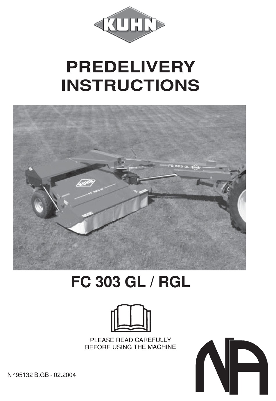 KUHL FC 303 GL PREDELIVERY INSTRUCTIONS Pdf Download ManualsLib