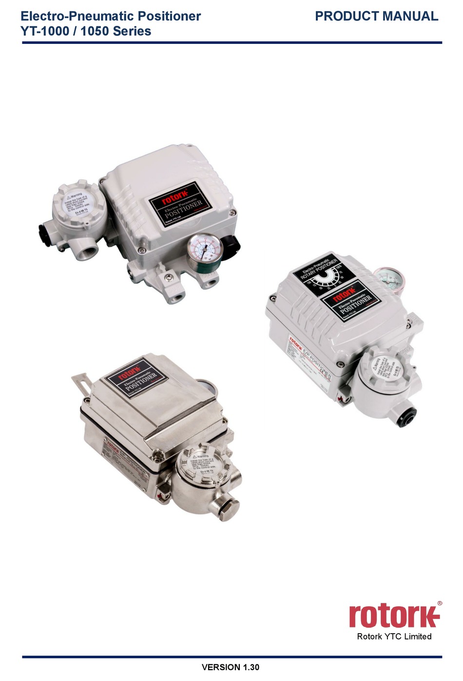 ROTORK YT1000 SERIES PRODUCT MANUAL Pdf Download ManualsLib