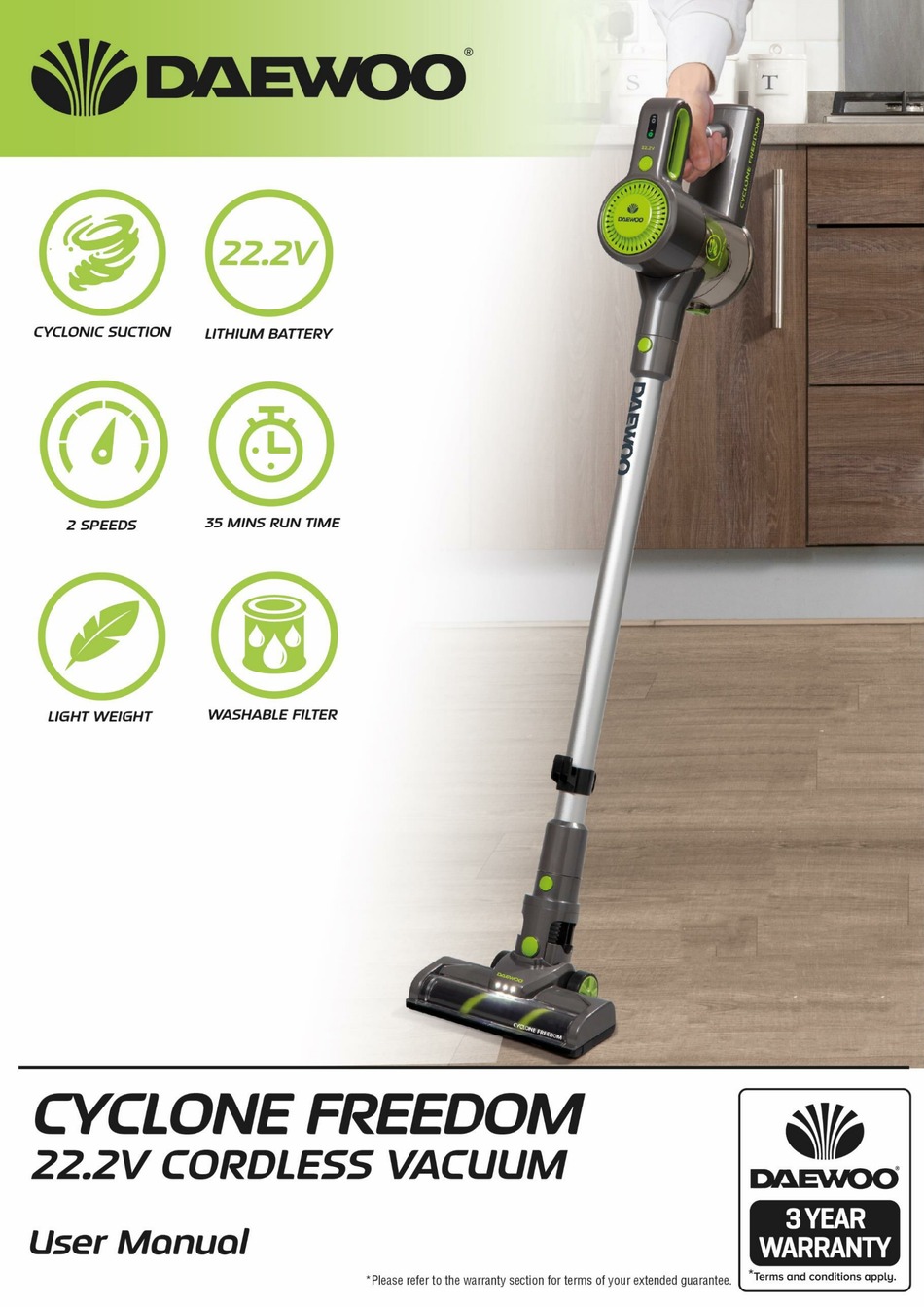 DAEWOO CYCLONE FREEDOM FLR00010 USER 