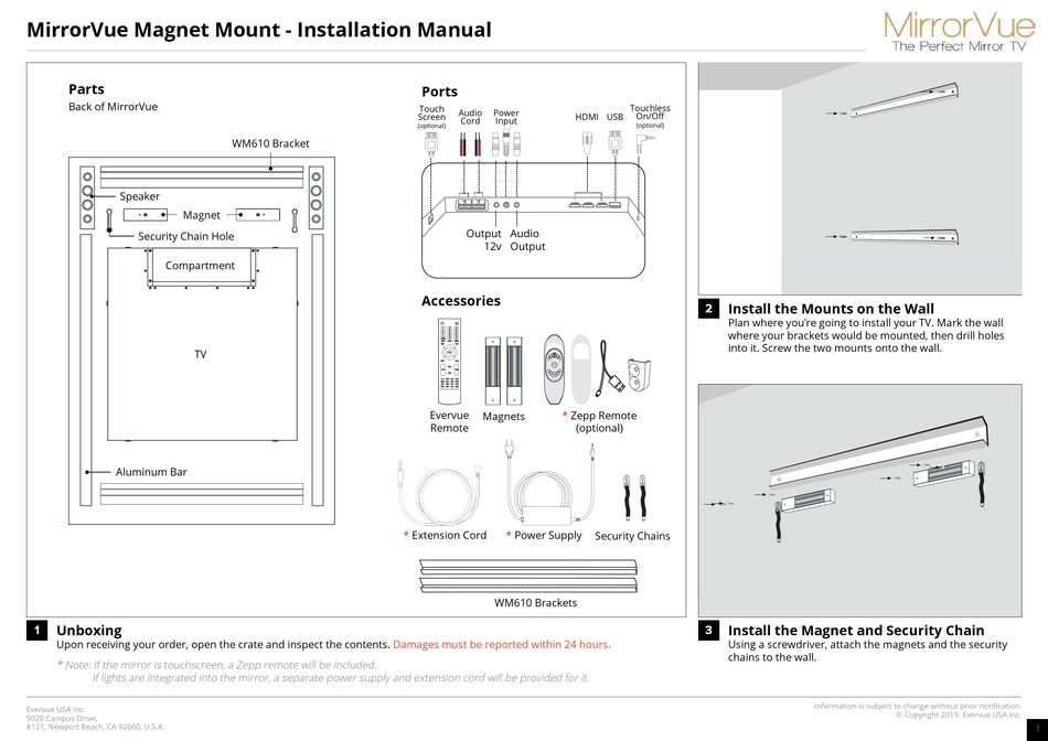 EVERVUE MIRRORVUE INSTALLATION MANUAL Pdf Download ManualsLib