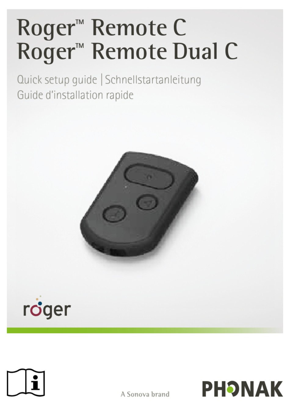 PHONAK ROGER REMOTE C QUICK SETUP MANUAL Pdf Download ManualsLib