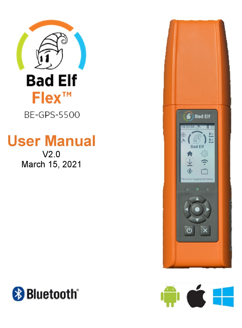 BAD ELF FLEX BEGPS5500 USER MANUAL Pdf Download ManualsLib
