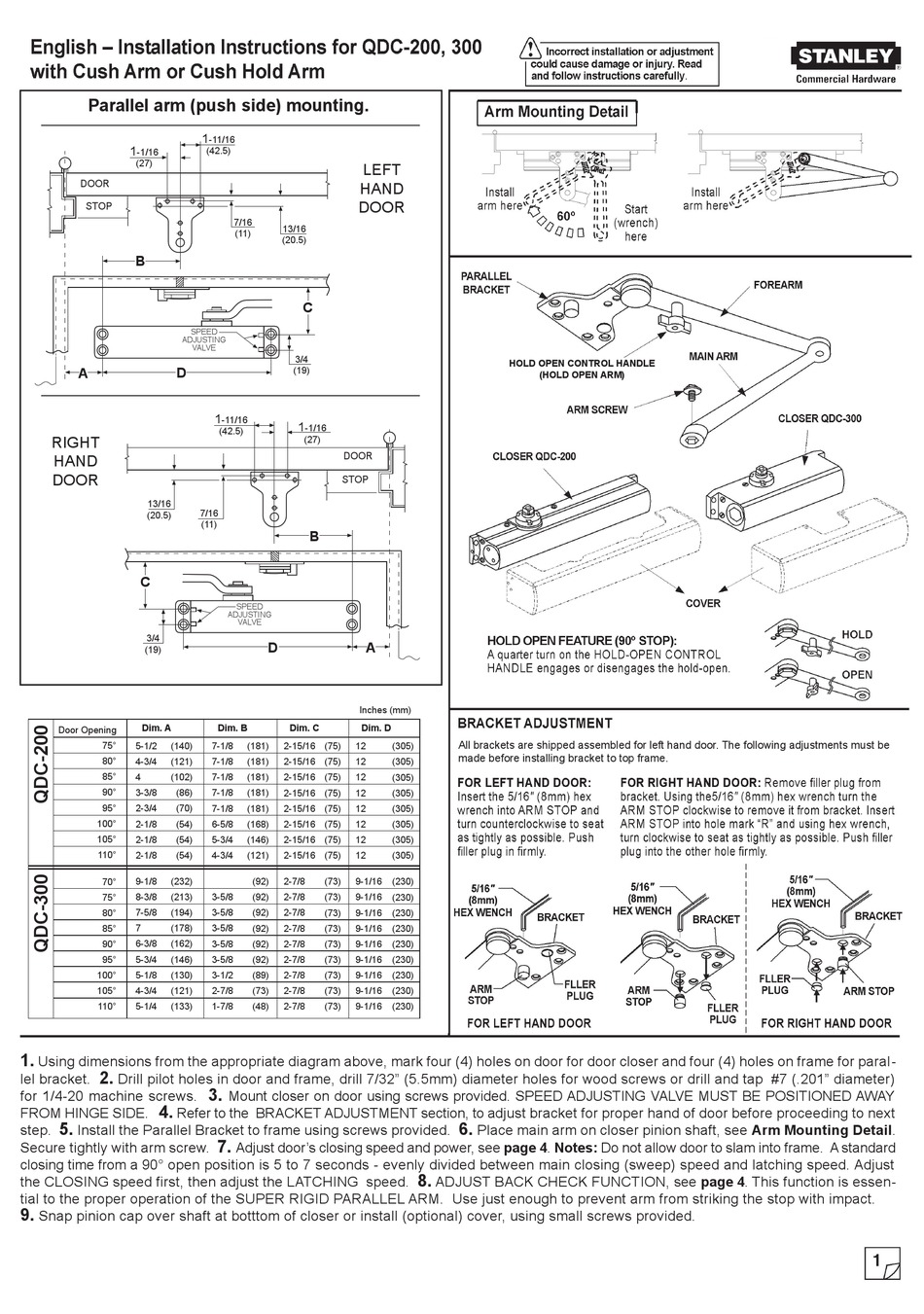 STANLEY QDC200 INSTALLATION INSTRUCTIONS Pdf Download ManualsLib