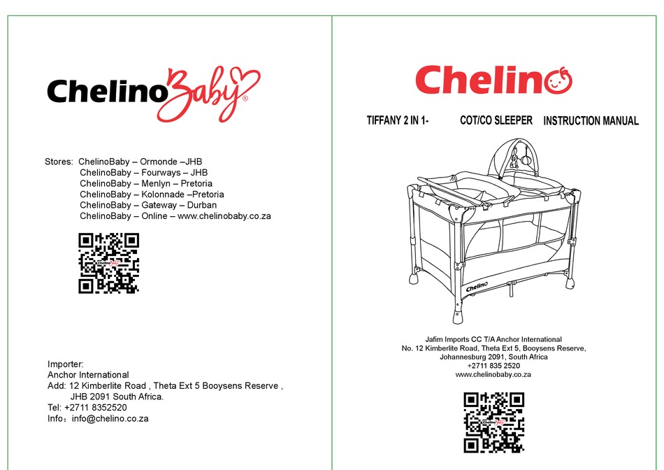 chelino 6 in 1 cot mattress size