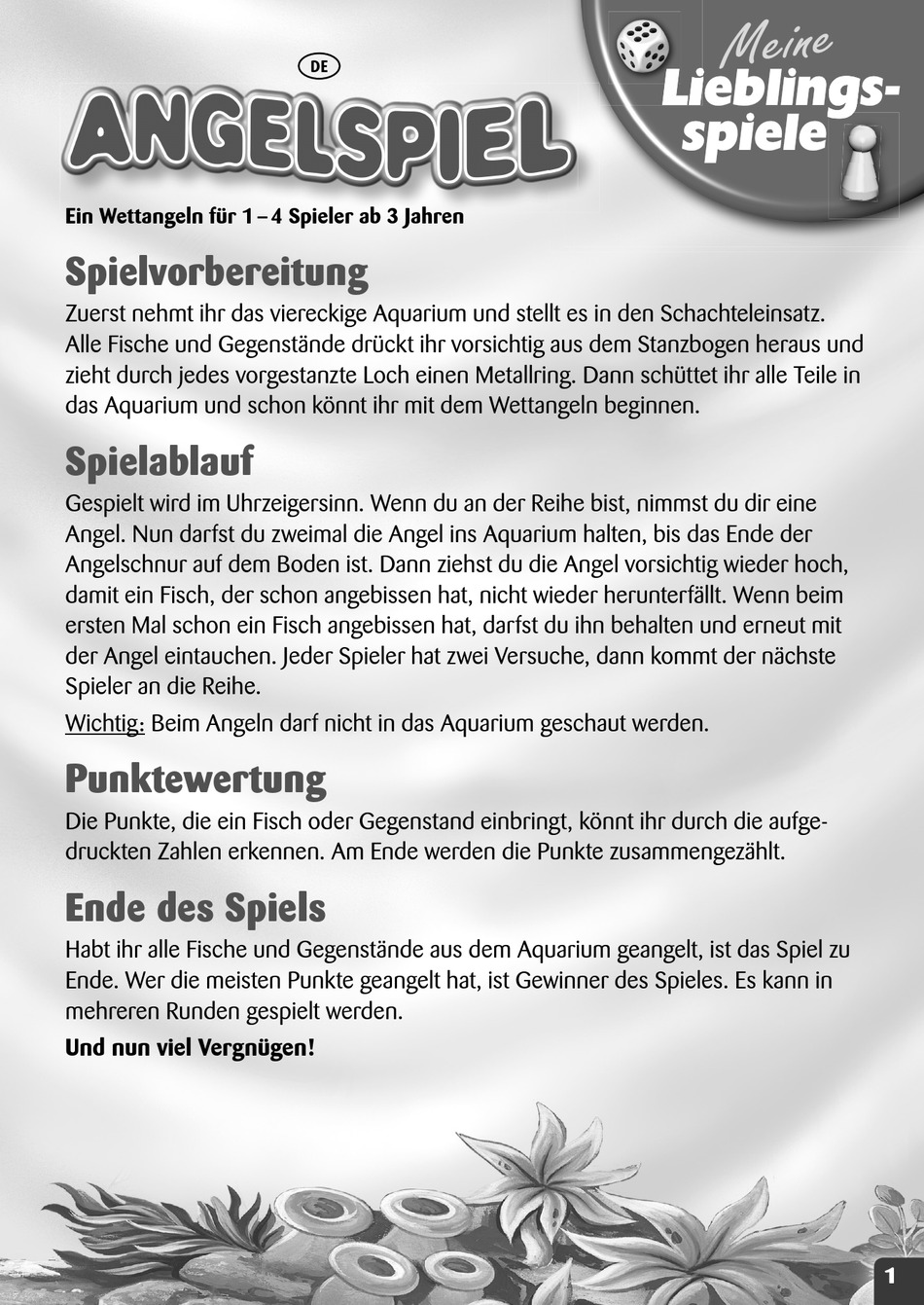 SCHMIDT FISHING GAME MANUAL Pdf Download ManualsLib