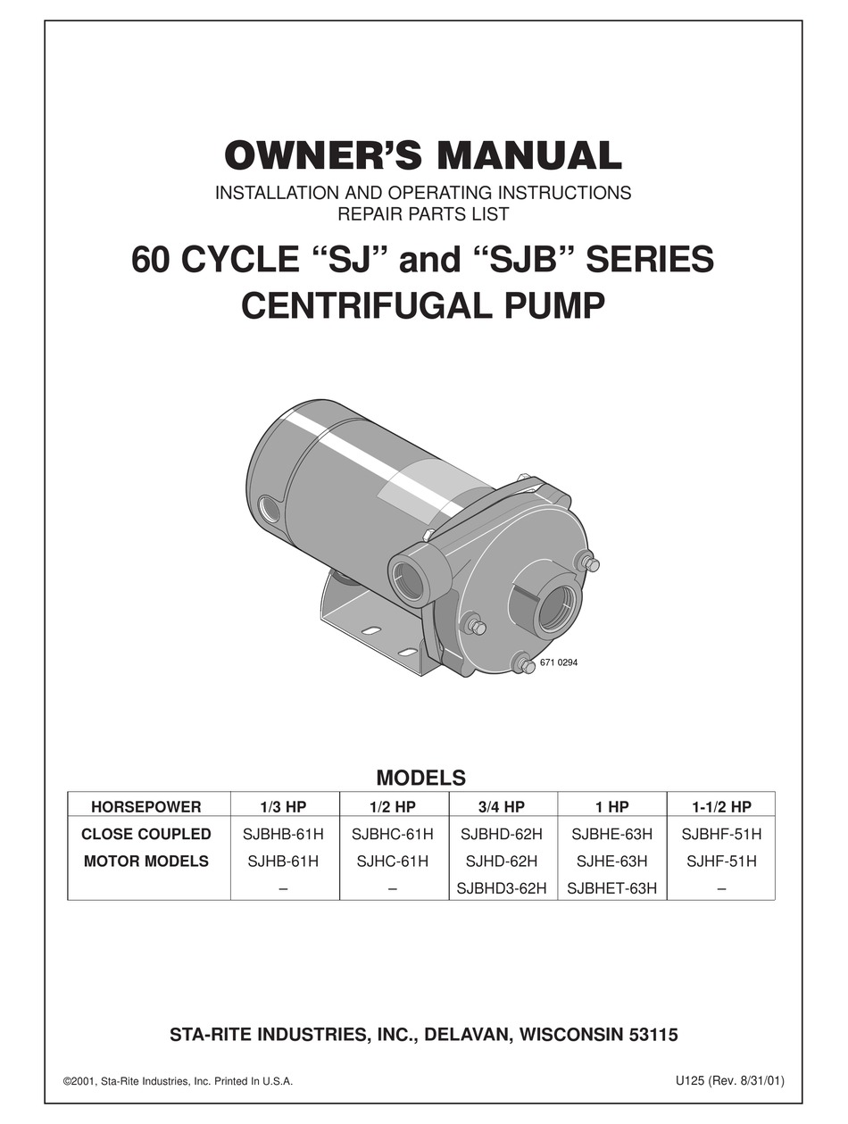 sta-rite-sj-series-owner-s-manual-pdf-download-manualslib