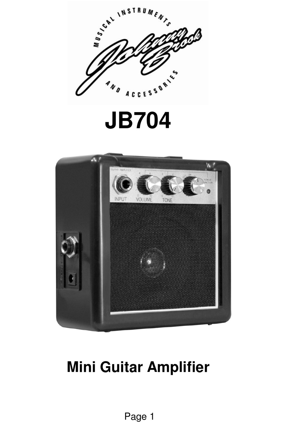 JOHNNY BROOK JB704 MANUAL Pdf Download ManualsLib