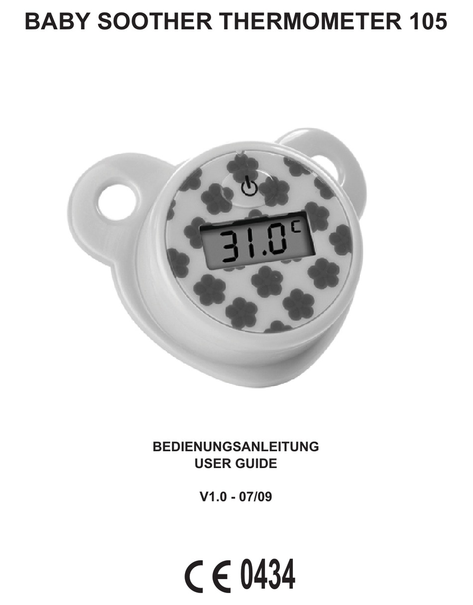 BABY SOOTHER THERMOMETER 105 USER MANUAL Pdf Download ManualsLib