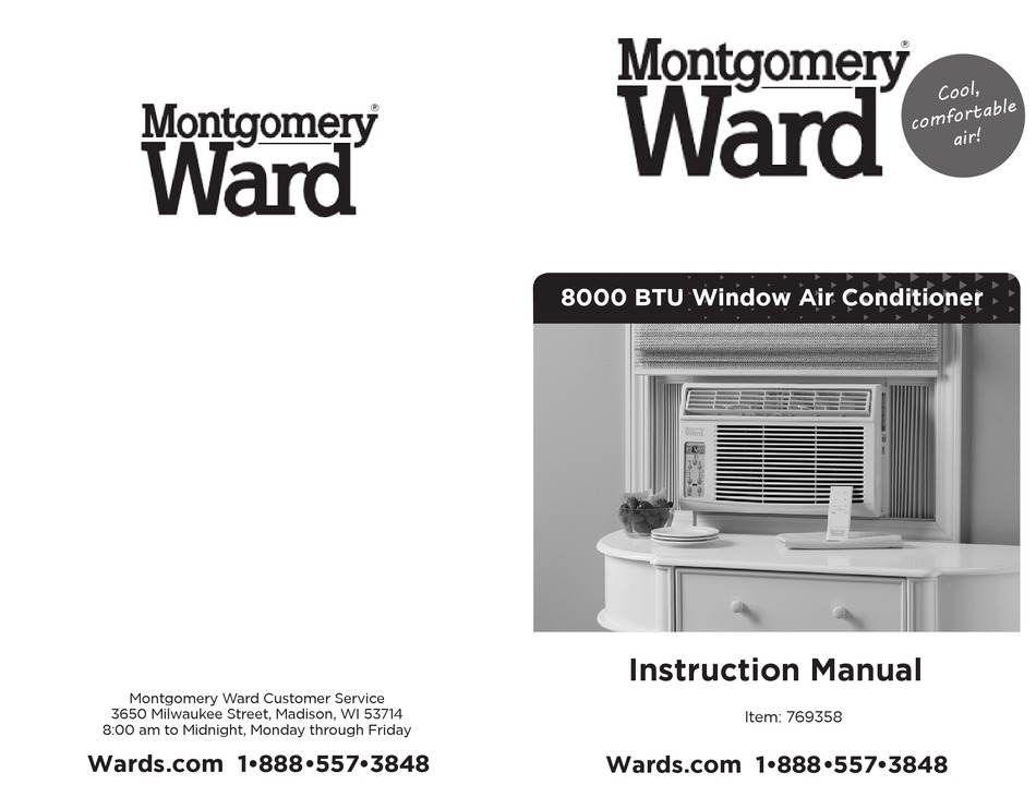 MONTGOMERY WARD ACE8005MW INSTRUCTION MANUAL Pdf Download ManualsLib
