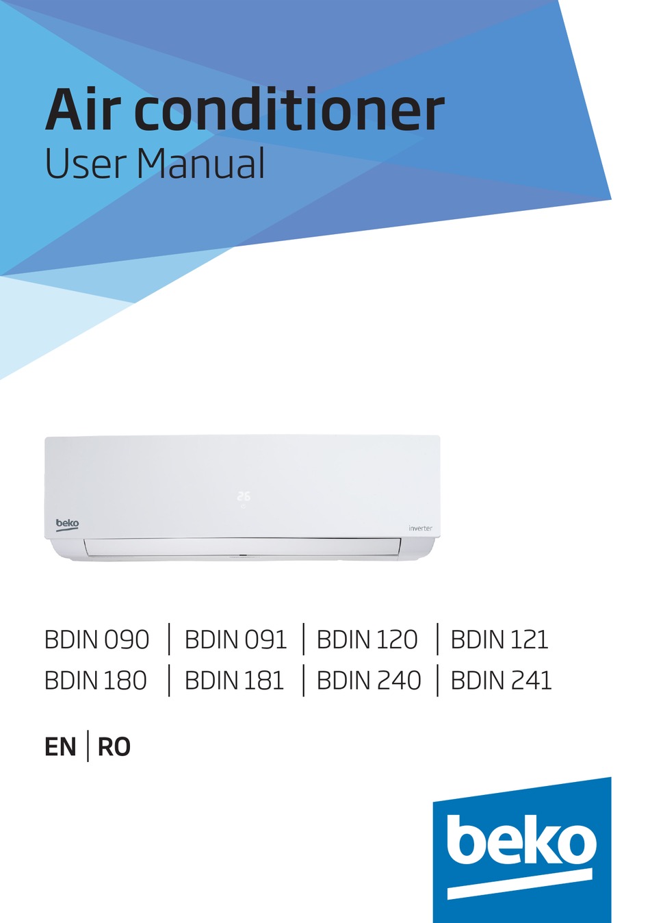 BEKO BDIN 090 USER MANUAL Pdf Download ManualsLib