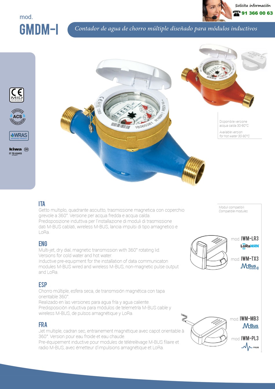 B METERS GMDM-I INSTALLATION INSTRUCTIONS Pdf Download | ManualsLib