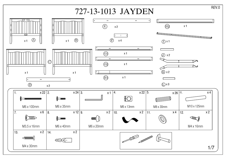 JYSK 727131013 JAYDEN INSTRUCTIONS MANUAL Pdf Download ManualsLib