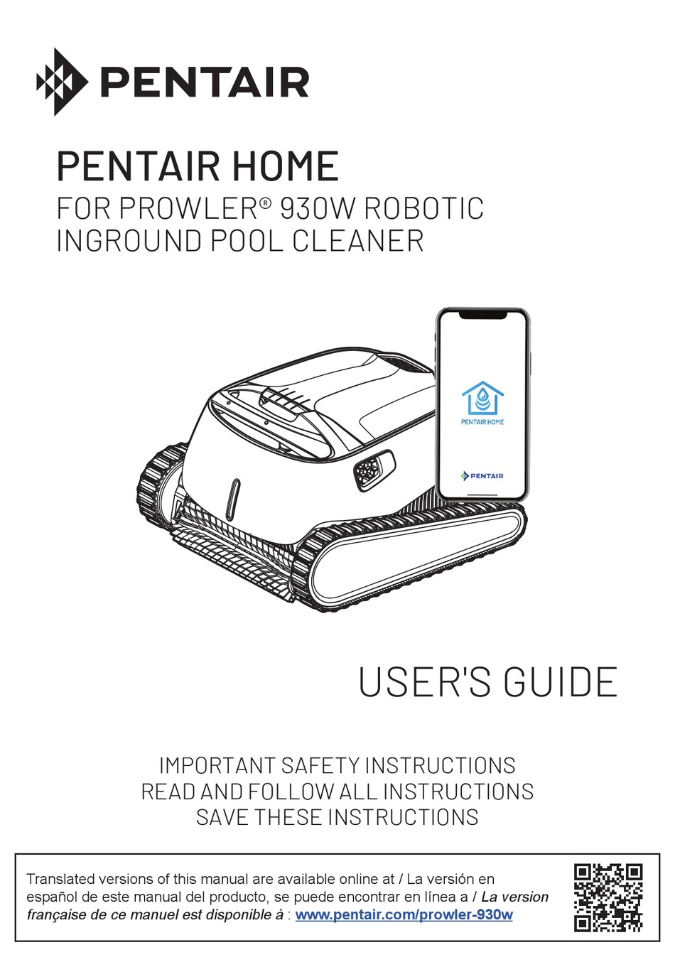 pentair-prowler-930w-user-manual-pdf-download-manualslib