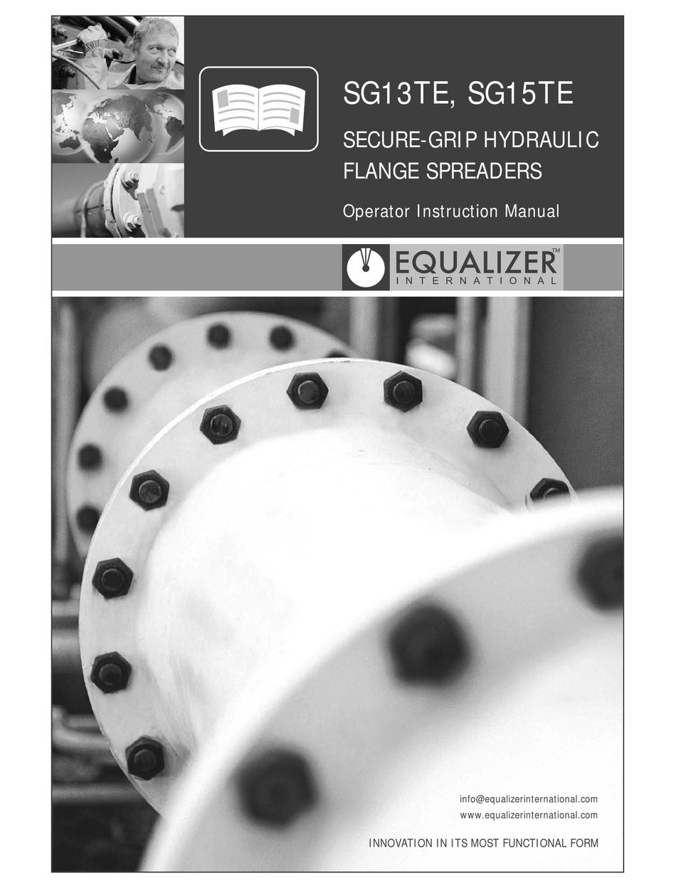 EQUALIZER INTERNATIONAL SG13TE OPERATOR'S INSTRUCTION MANUAL Pdf