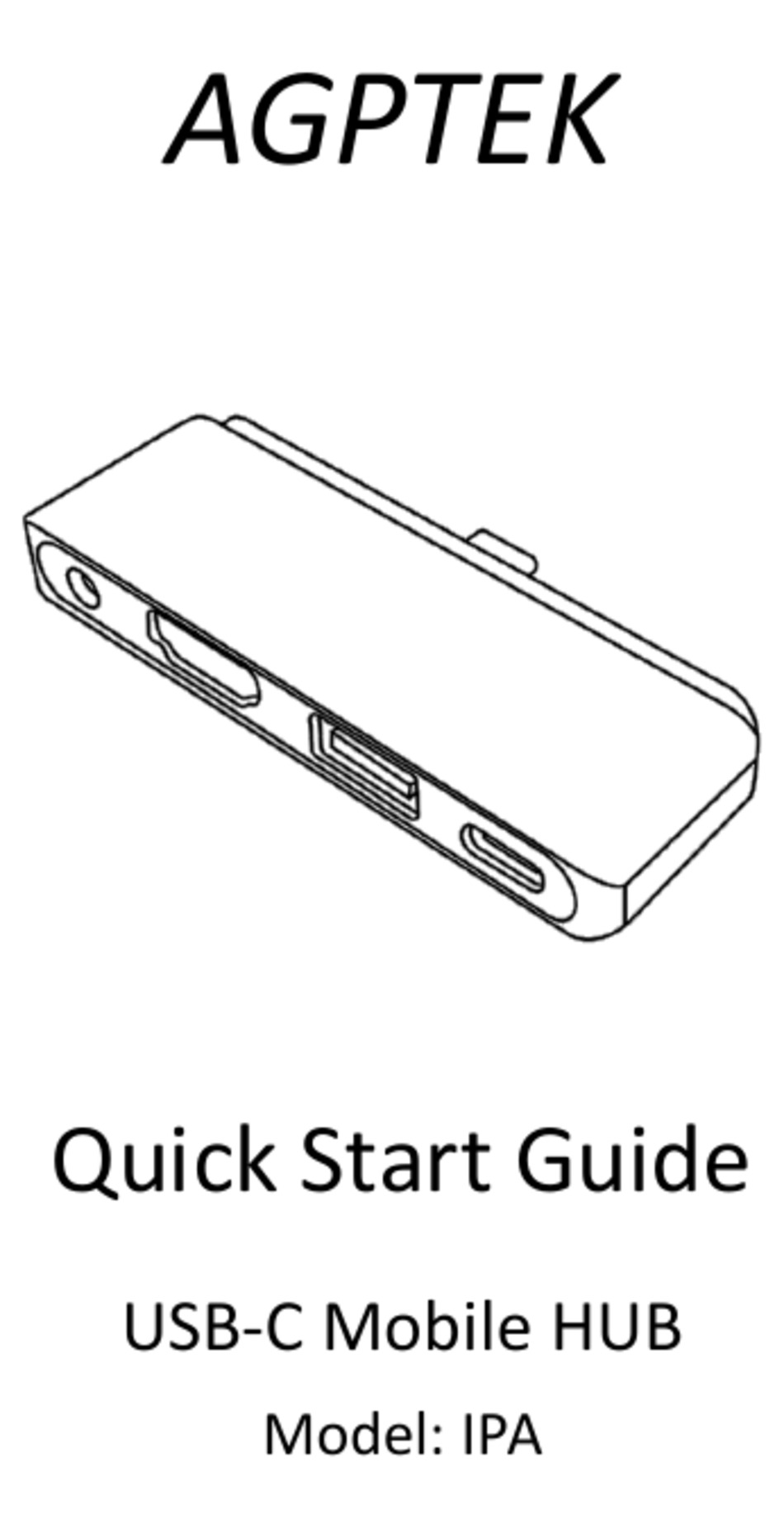 AGPTEK IPA QUICK START MANUAL Pdf Download ManualsLib
