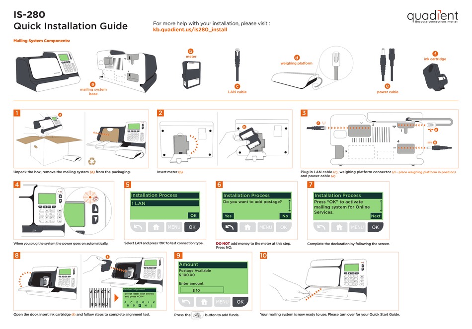 quadient-is-280-quick-installation-manual-pdf-download-manualslib