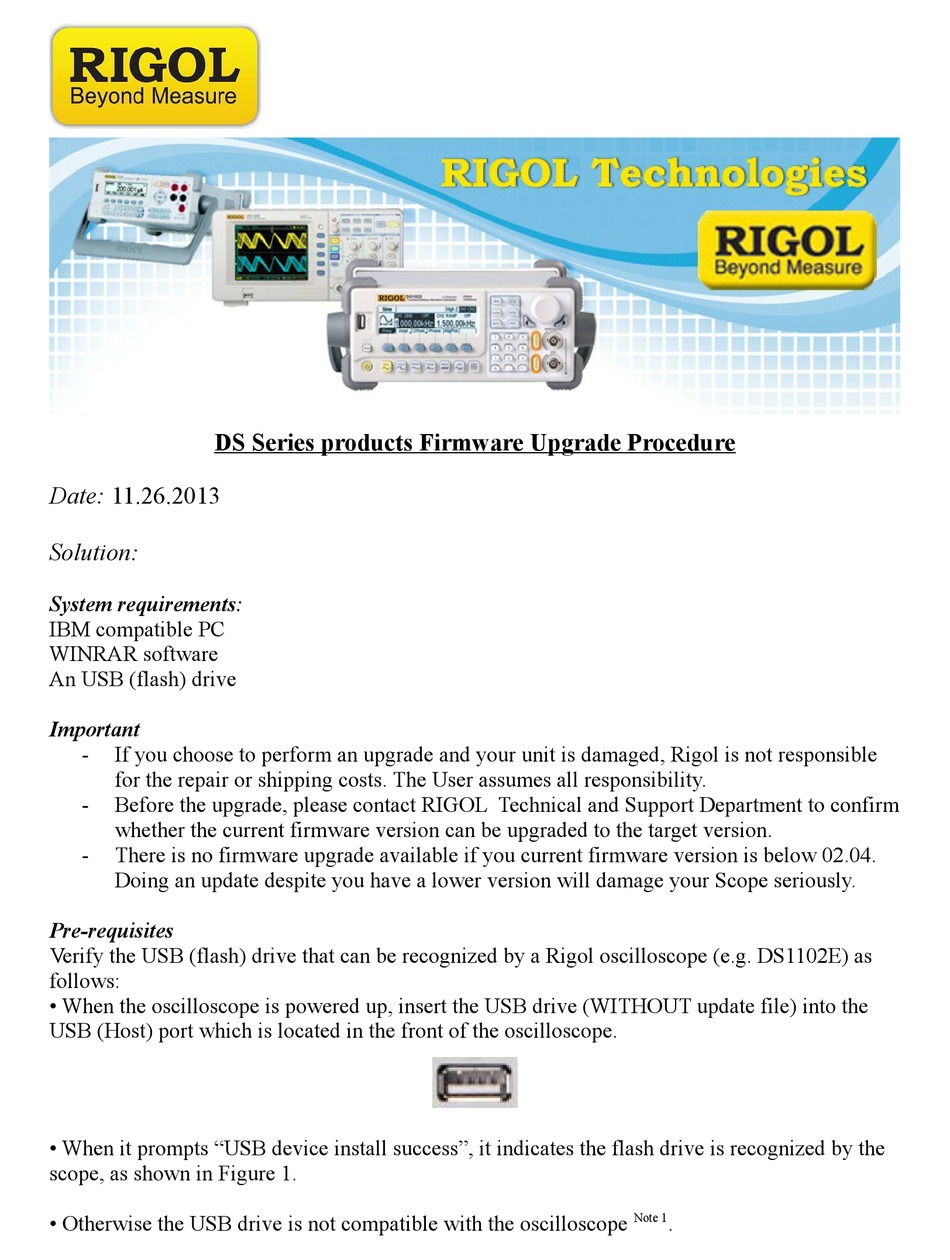 rigol dsa815-tg user manual