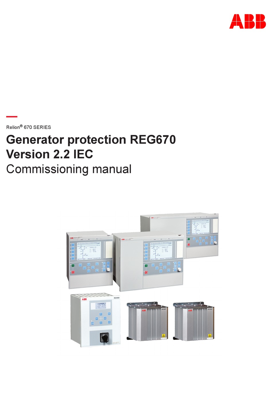 ABB REG670 COMMISSIONING MANUAL Pdf Download | ManualsLib