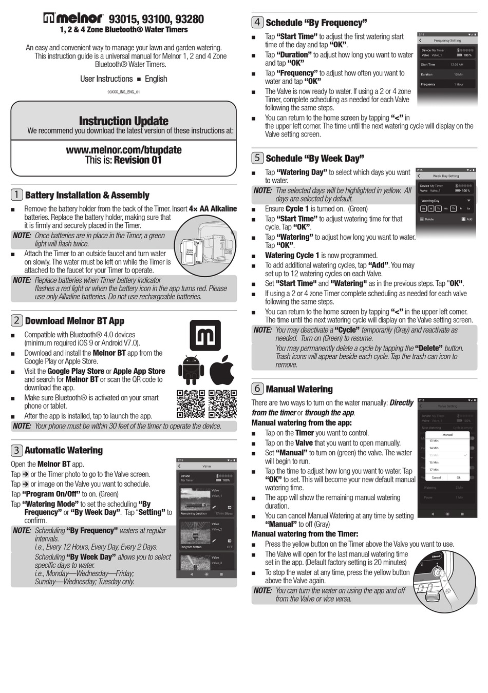 MELNOR ZONE BLUETOOTH 93015 USER INSTRUCTIONS Pdf Download | ManualsLib