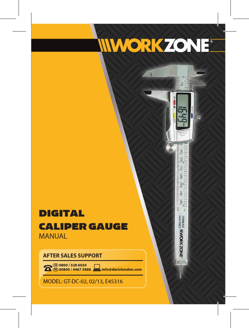 Workzone on sale digital caliper