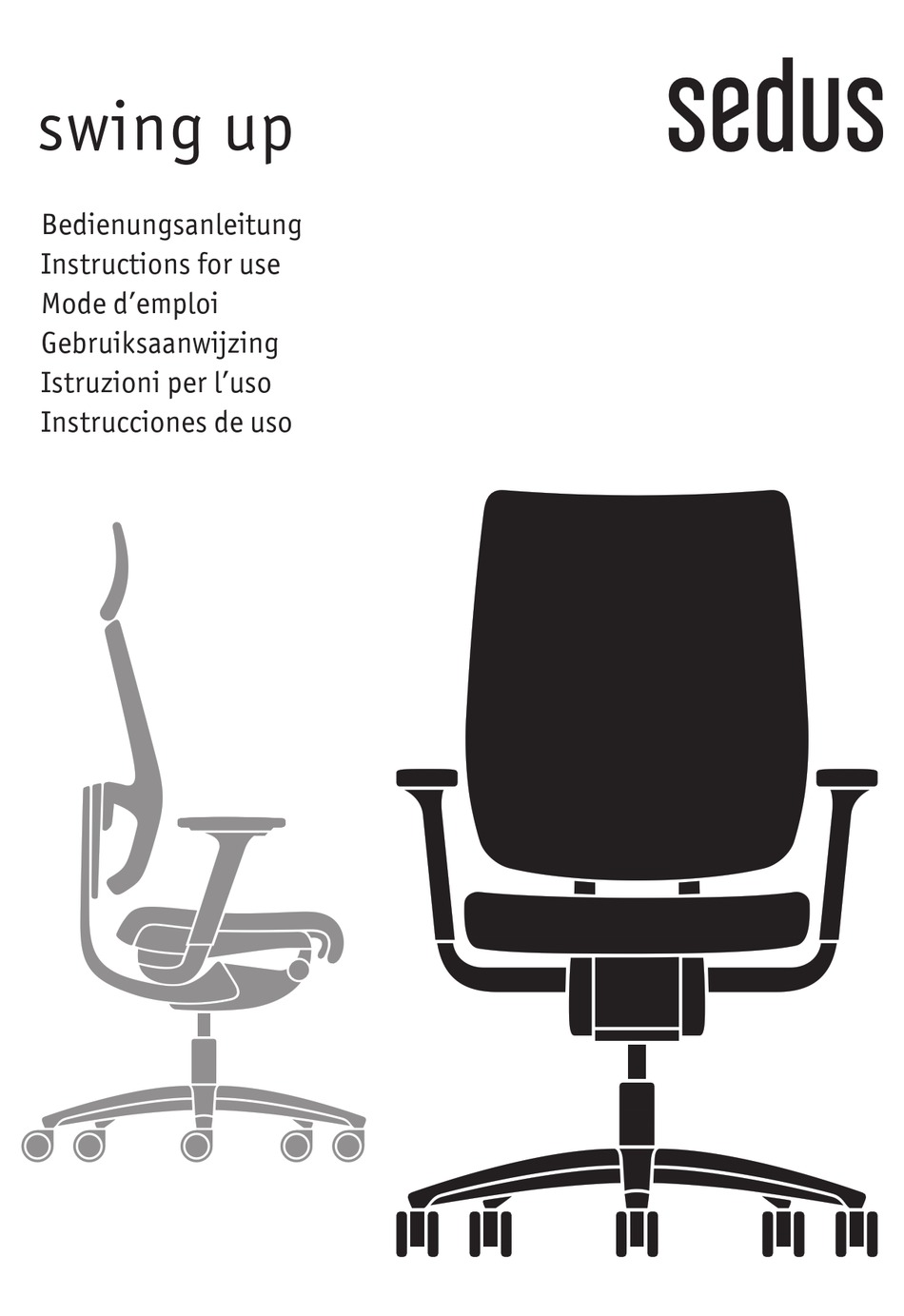 SEDUS SWING UP INSTRUCTIONS FOR USE MANUAL Pdf Download ManualsLib