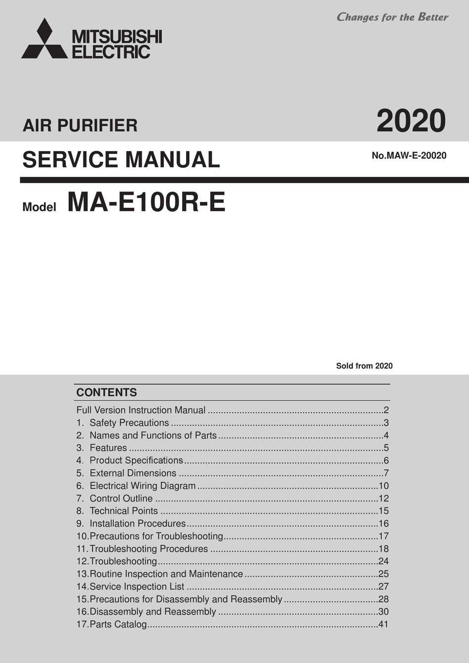 mitsubishi-electric-ma-e100r-e-service-manual-pdf-download-manualib