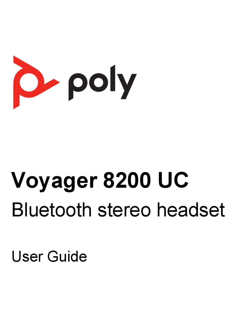 voyager 8200 user manual