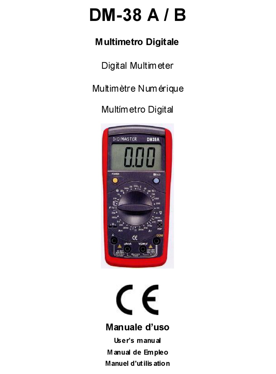 DIGIMASTER DM38 A USER MANUAL Pdf Download ManualsLib