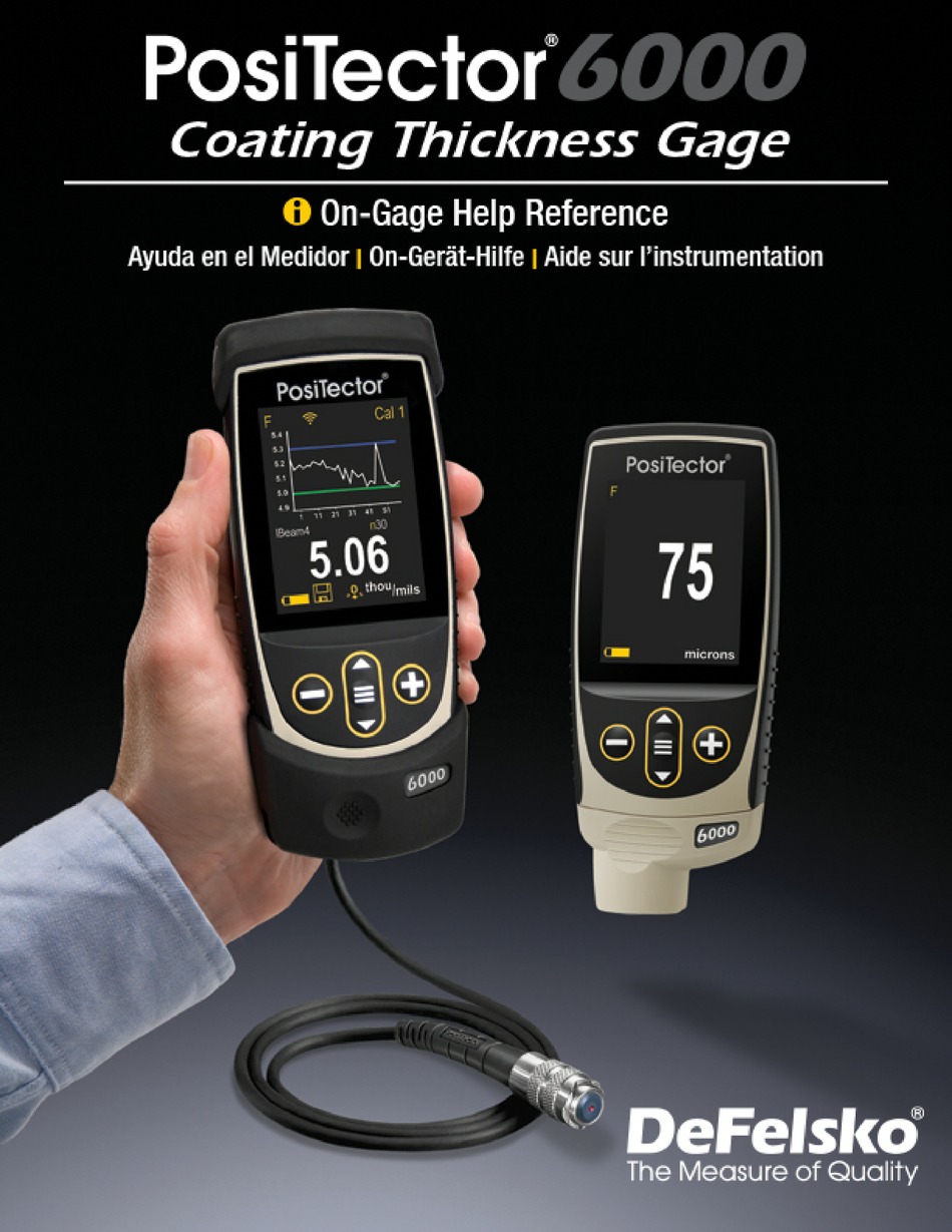 DEFELSKO POSITECTOR 6000 REFERENCE Pdf Download | ManualsLib