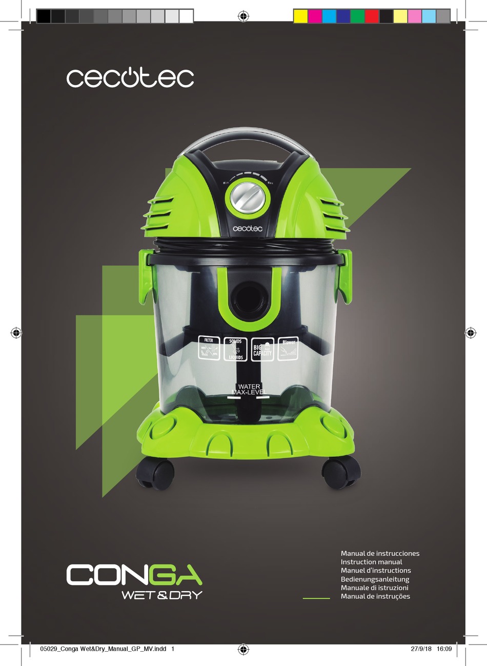 CECOTEC CONGA WET&DRY INSTRUCTION MANUAL Pdf Download ManualsLib