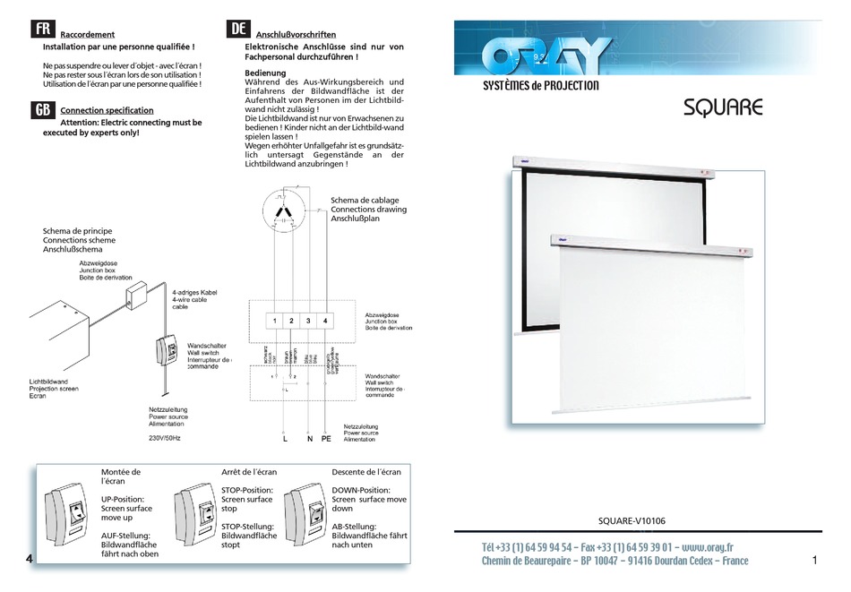 ORAY SQUARE QUICK START MANUAL Pdf Download ManualsLib