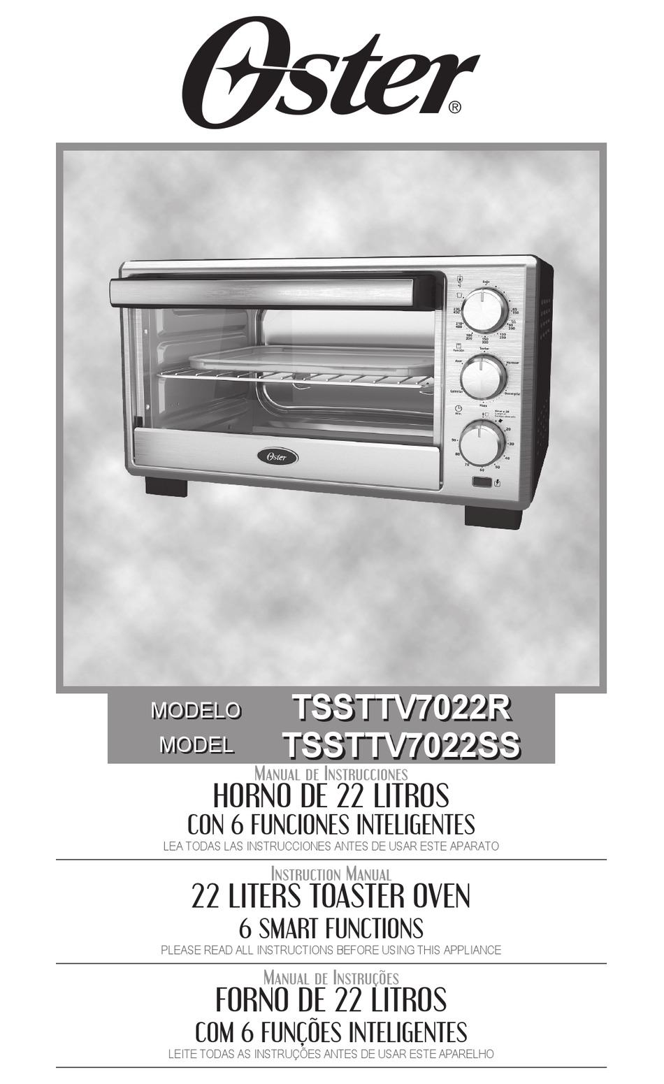 OSTER TSSTTV7022SS INSTRUCTION MANUAL Pdf Download ManualsLib