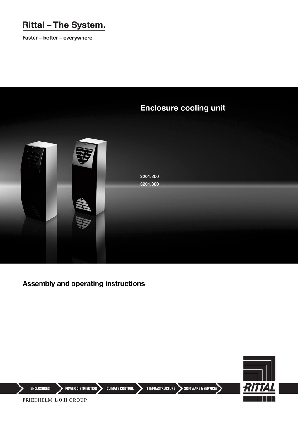 RITTAL 3201.200 ASSEMBLY AND OPERATING INSTRUCTIONS MANUAL Pdf Download