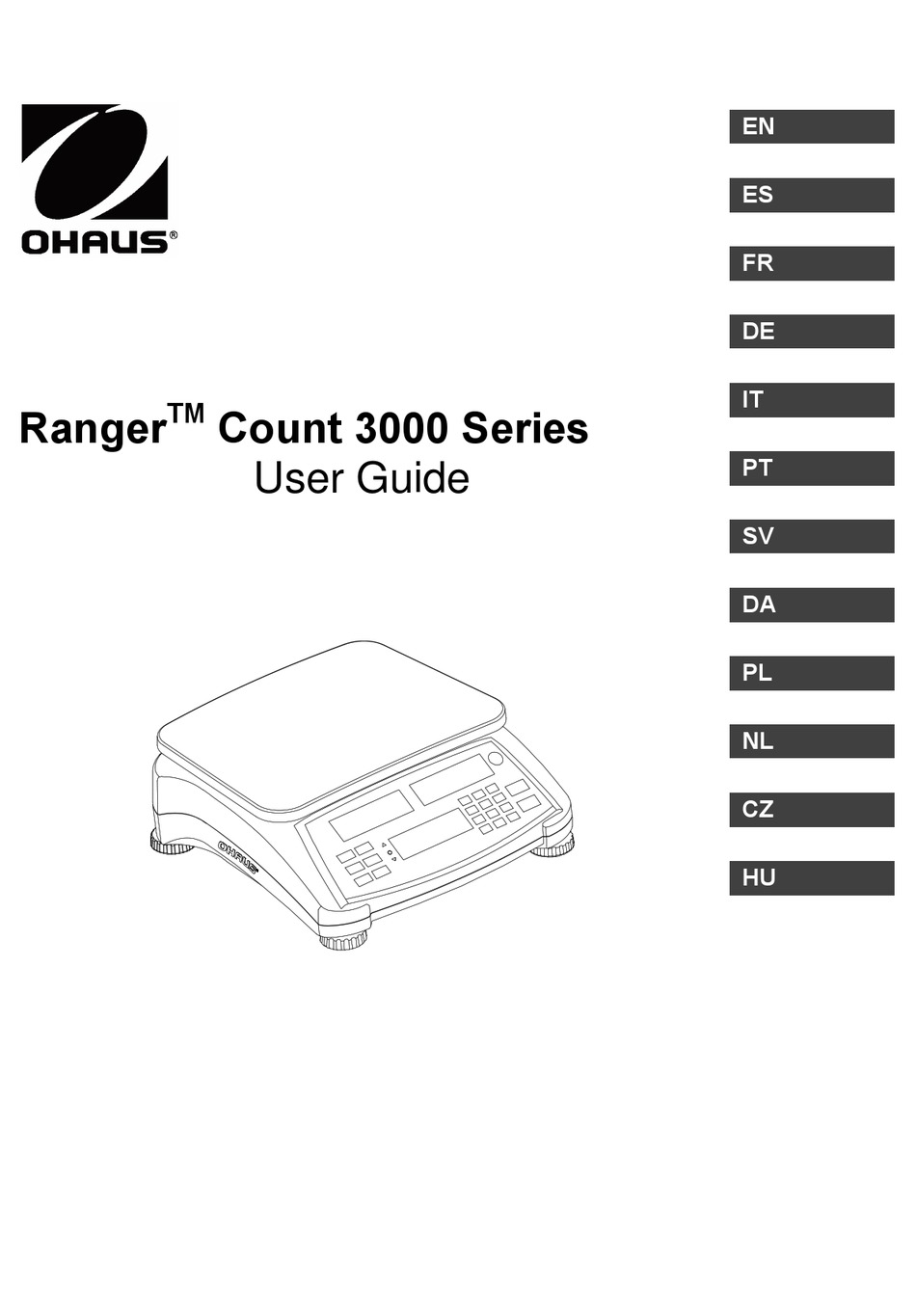 OHAUS RANGER COUNT 3000 USER MANUAL Pdf Download ManualsLib