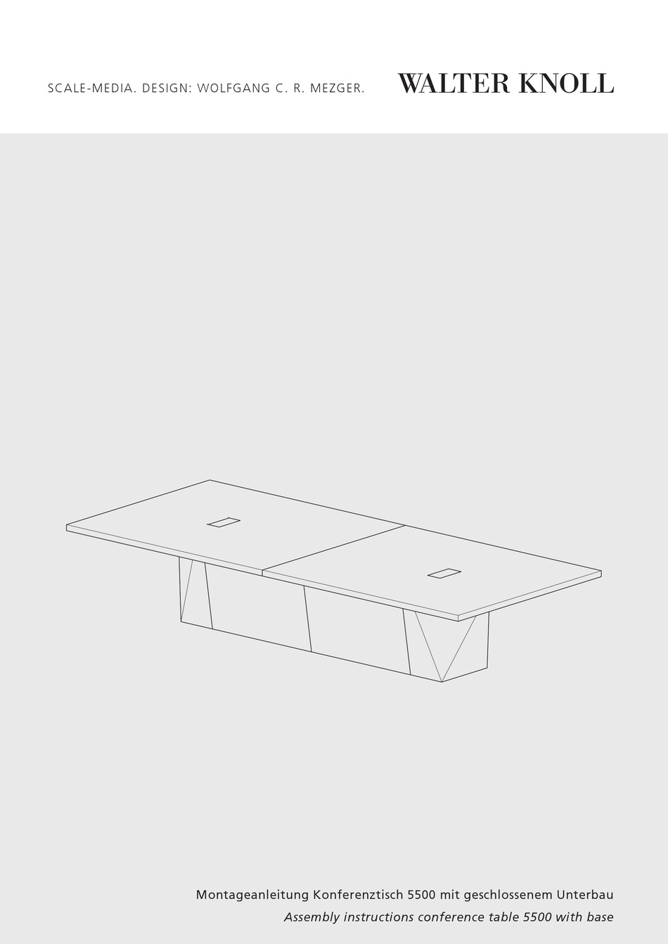 WALTER KNOLL 5500 ASSEMBLY INSTRUCTIONS MANUAL Pdf Download ManualsLib