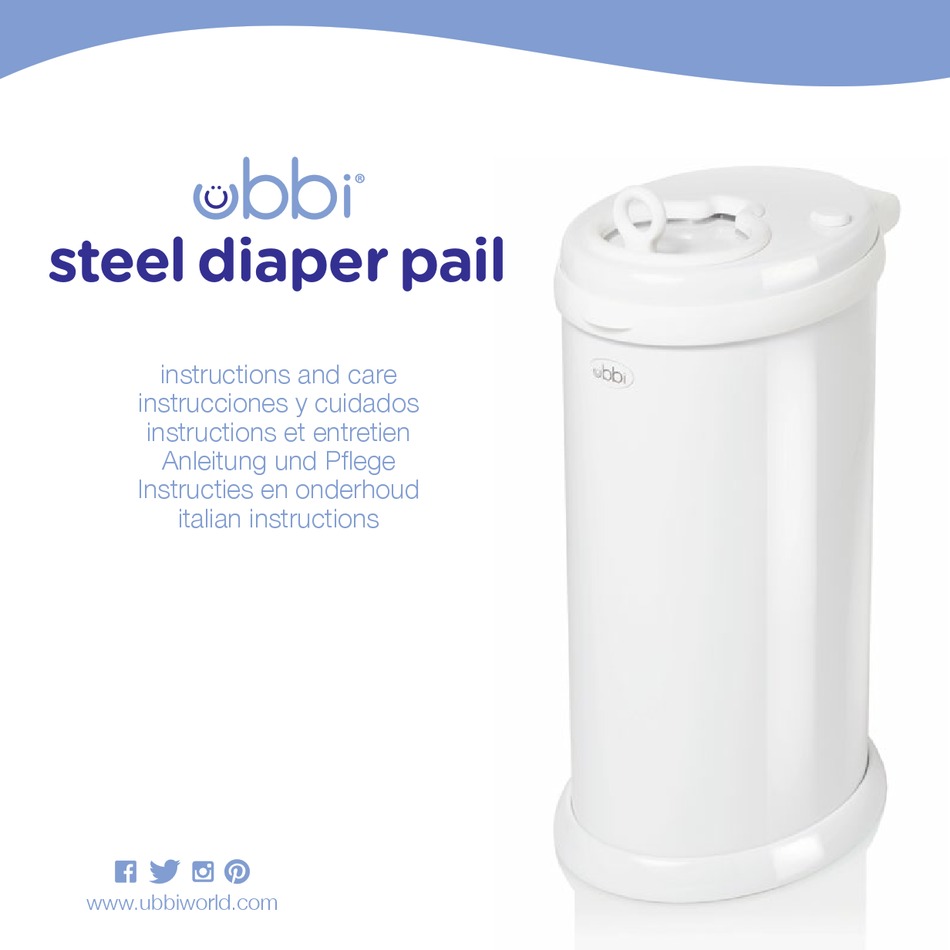 UBBI STEEL DIAPER PAIL INSTRUCTIONS AND CARE Pdf Download ManualsLib