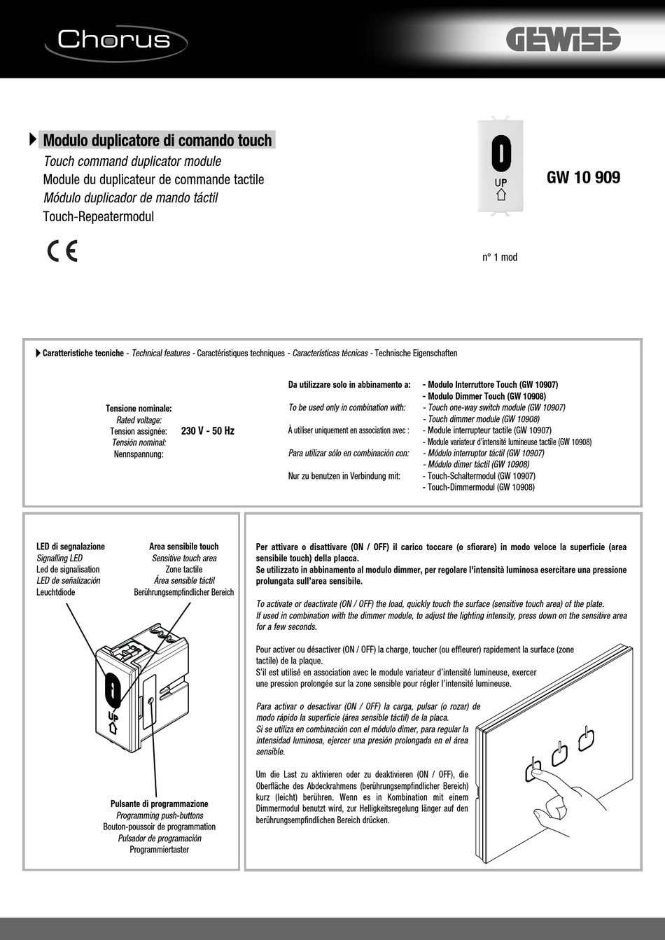 CHORUS GW 10909 INSTALLATION Pdf Download ManualsLib