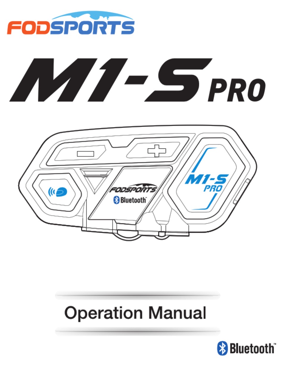 FODSPORTS M1S PRO OPERATION MANUAL Pdf Download ManualsLib