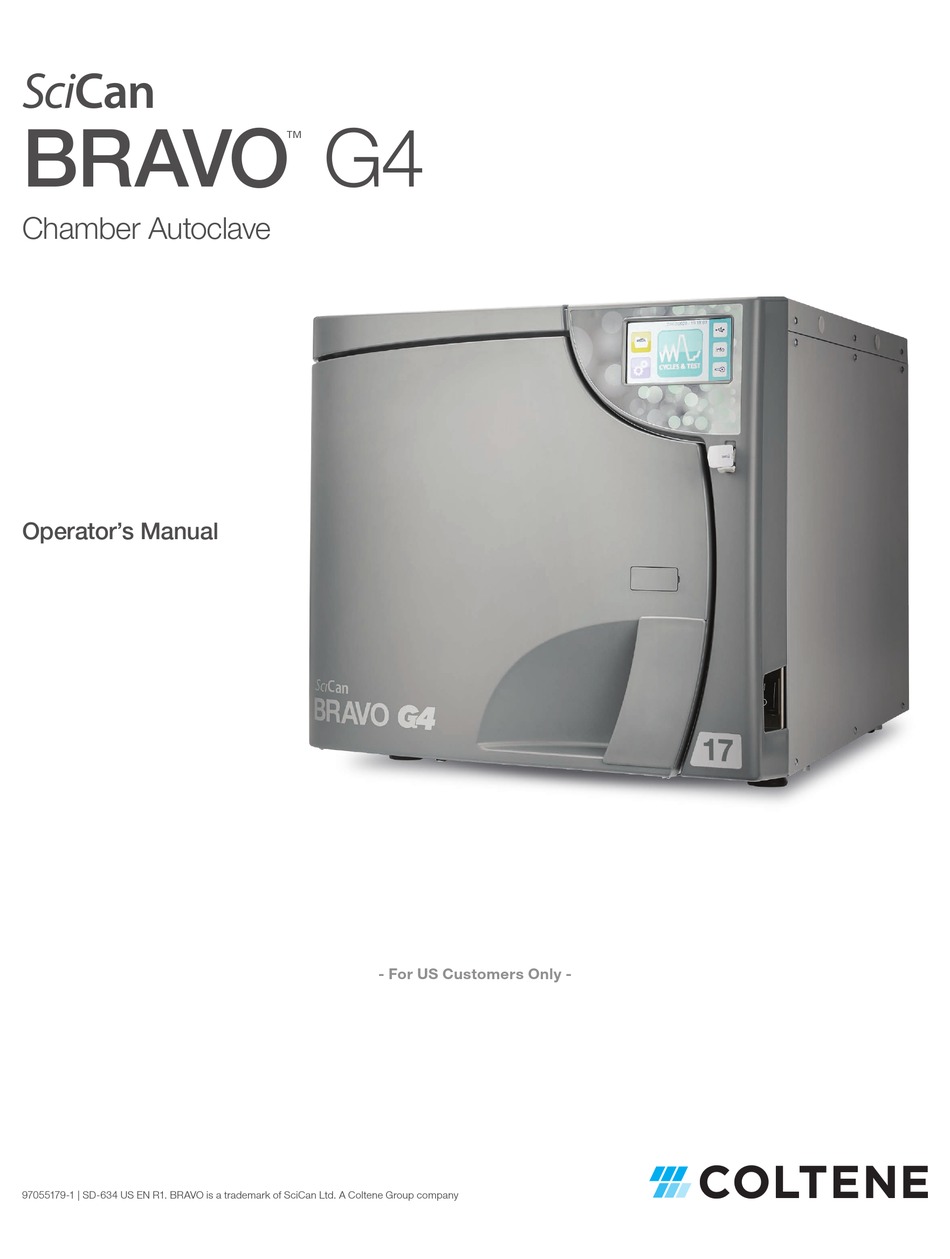 COLTENE SCICAN BRAVO G4 OPERATOR