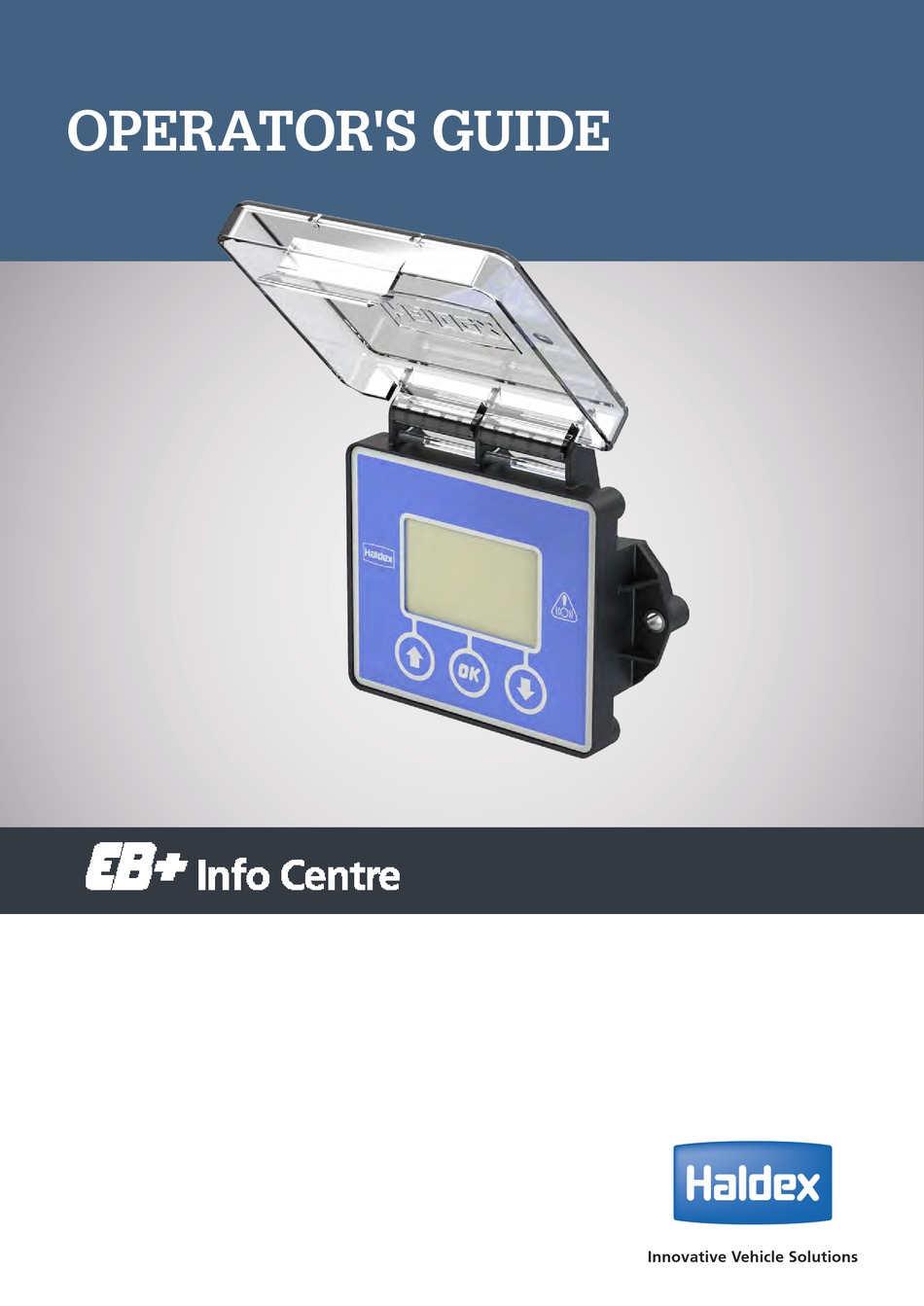 HALDEX EB+ INFO CENTRE OPERATOR'S MANUAL Pdf Download | ManualsLib